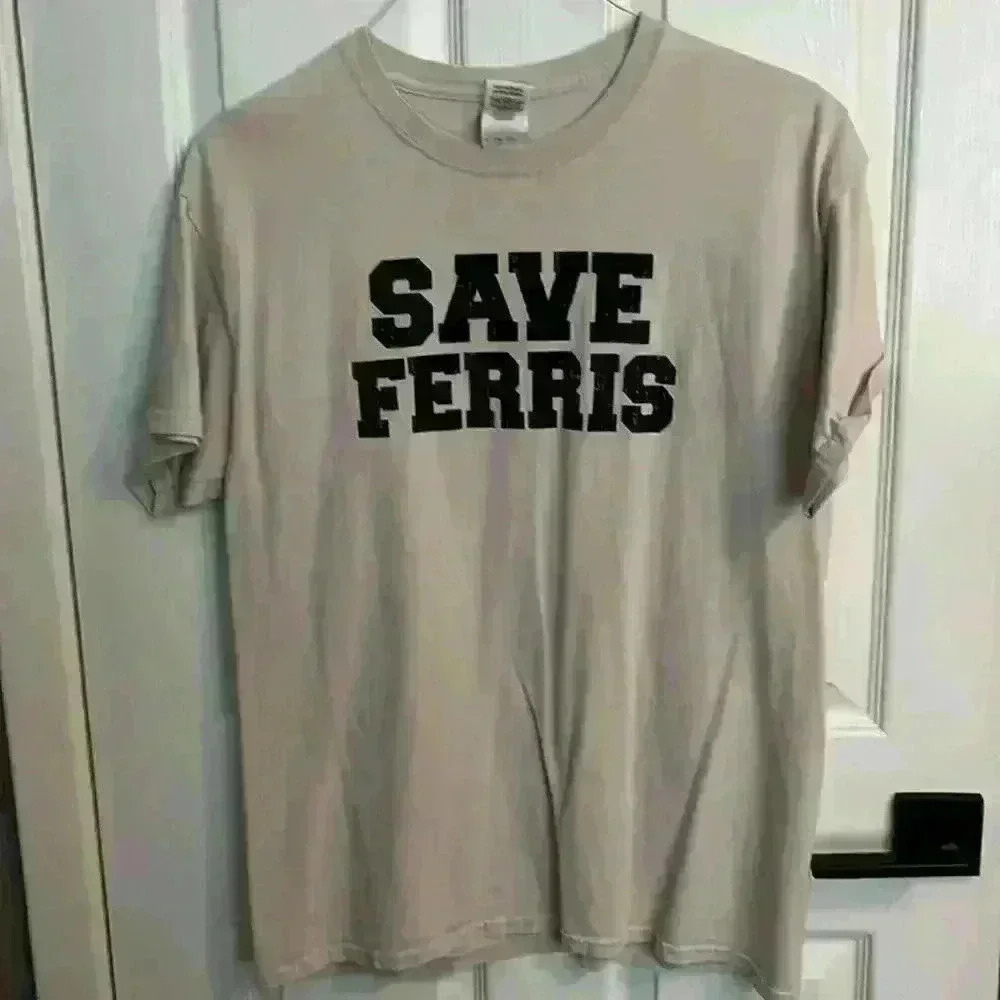 SAVE FERRIS Men’s beige short sleeve tshirt